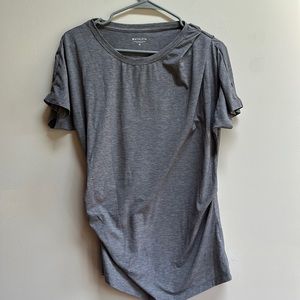 Athleta Tshirt with Ruching Med!